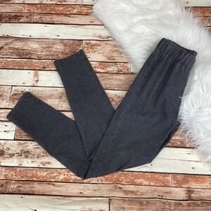 Soft Surroundings Women's Metro Leggings Pull On Skinny Jeans Sz XS Gray Stretch